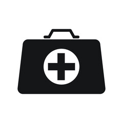 First aid kit icon design. isolated on white background
