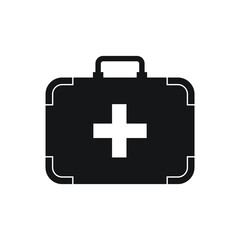 First aid kit icon design. isolated on white background