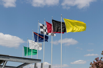 The seven flags of racing.