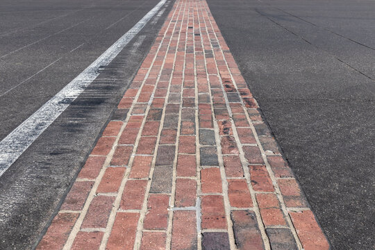 The Yard of Bricks at Indianapolis Motor Speedway. IMS is preparing for the Indy 500 and Brickyard 400 in the age of Social Distancing.