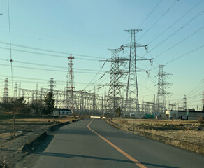 Steel tower & substation