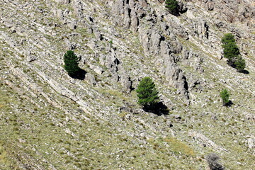paisajes de cerranos de Sierra de la Ventana cerca de la ciudad de Bahia Blanca