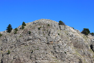 paisajes de cerranos de Sierra de la Ventana cerca de la ciudad de Bahia Blanca