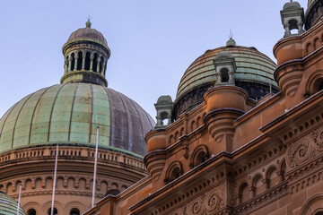 Fototapeta na wymiar Facade of historical building in Sydney Australia