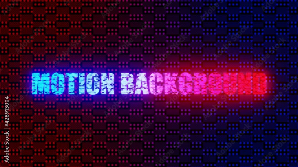 Aufkleber 4k video animation of the colorful text motion background moving in the foreground of beautiful patt