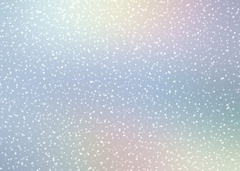 Light snow textured abstract background. Blue pink pastel blurred illustration.