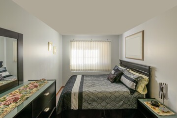 Modern bedroom interior in a luxury house