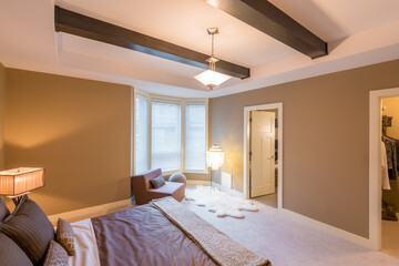 Beautiful and modern home and hotel bedroom interior design.