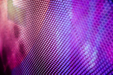 CloseUp LED blurred screen. LED soft focus background. abstract background ideal for design.