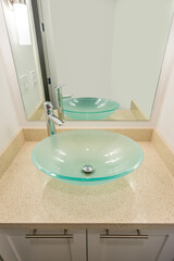 Fragment of a luxury bathroom