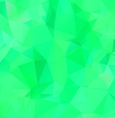 Abstract multicolor emerald green background. Vector polygonal design illustrator