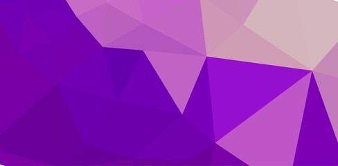 Colorful purple vivid polygonal triangular background pattern