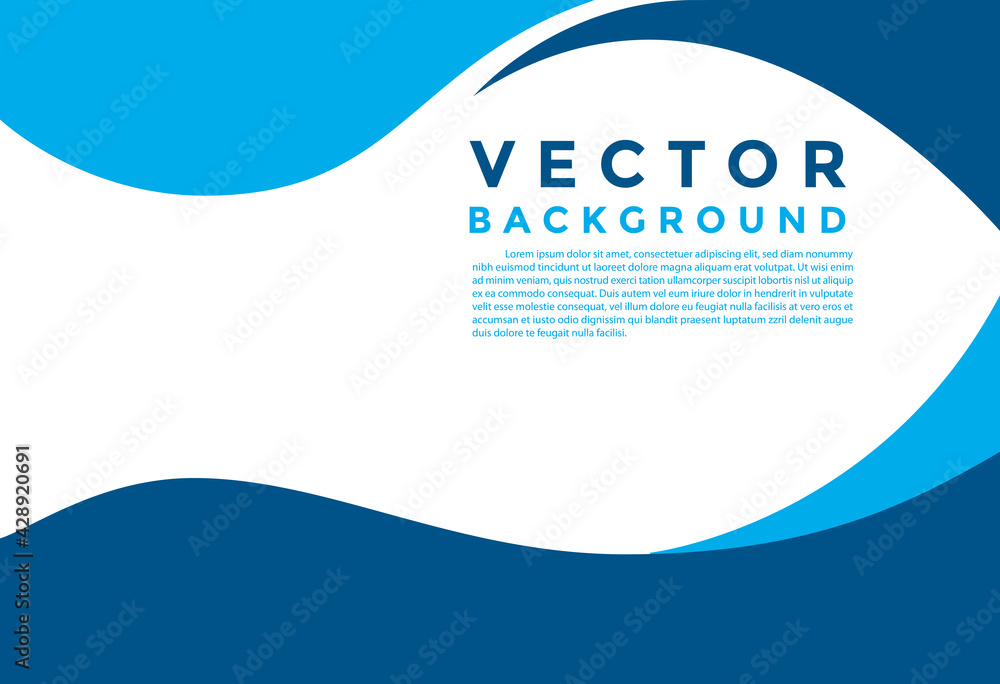 Poster blue background vector lighting effect graphic for text and message board design infographic.