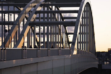 Naklejka premium bridge over river