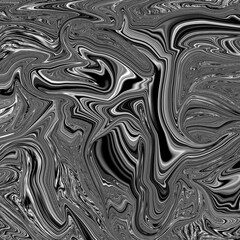 Abstract marble texture. Black and white background, Liquidity texture on marble, Abstract black and white gradient fluid background illustration, cover or poster, art style