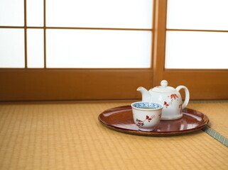 和室で休憩