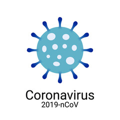  3D Corona virus Icon. Coronavirus 2019-nCoV. Creative Design Template vector illustration background isolated.
