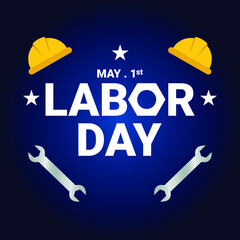 Happy International Labor Day banner 1st May background wallpaper Creative Design Template vector illustration