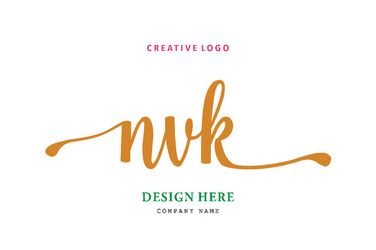 NVK lettering logo is simple, easy to understand and authoritative