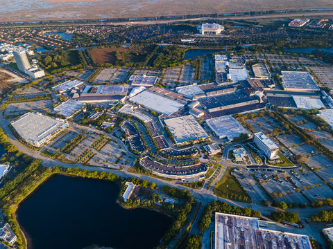 Aerial photo Sawgrass Mills Outlet Mall Sunrise Florida USA Stock Photo by  ©felixtm 288349260