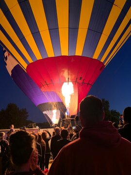 Hot Air Balloon At Clovisfest In Clovis, CA