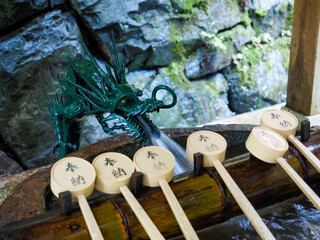 神社の手水舎