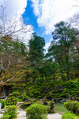 西明寺　名勝庭園　春