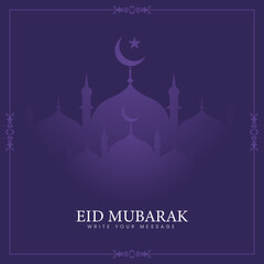 Eid mubarak design with Islamic ornaments. Can be used for greeting cards, banners, backgrounds and templates.