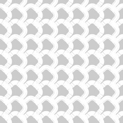 Mosaic with geometric shapes. Seamless pattern. Design with manual hatching. Textile. Ethnic boho ornament. Vector illustration for web design or print.