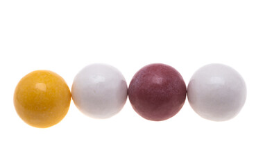 large ball of gum isolated