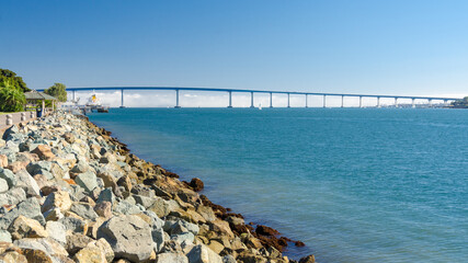 Fragment of Embarcadero Marina Park, San Diego, California.