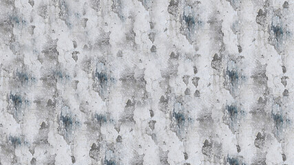 Textured grey concrete wall with cracks on the surface.Texture or background