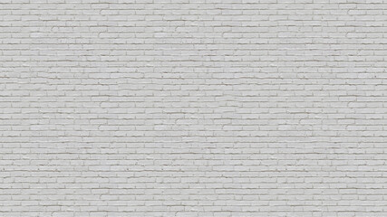 White brick wall detailed pattern textured background.Texture or background