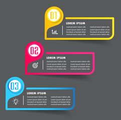 modern text box template, banner Infographics