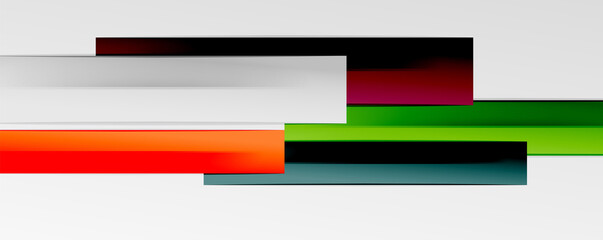 Multicolored lines background. Design template for business or technology presentations, internet posters or web brochure covers