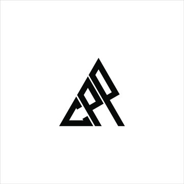 C P P letter logo creative design. CPP icon