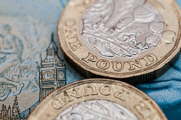 British pounds banknotes