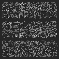 Vector pattern with little children. Kindergarten. Imagination. Creativity. Play.