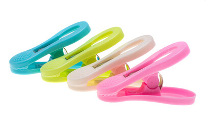 clothespins isolated