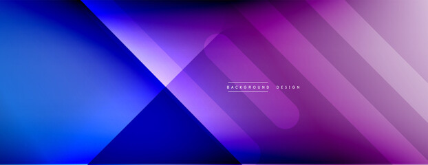 Fototapeta premium Dynamic lines abstract background. 3D shadow effects and fluid gradients. Modern overlapping forms