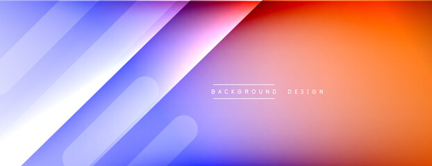 Dynamic lines abstract background. 3D shadow effects and fluid gradients. Modern overlapping forms