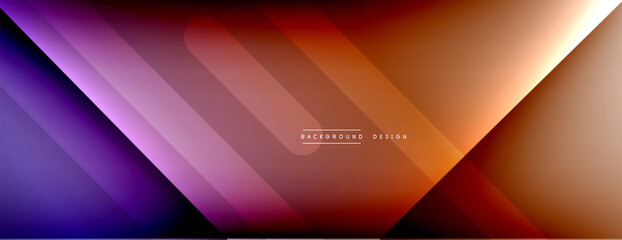 Dynamic lines abstract background. 3D shadow effects and fluid gradients. Modern overlapping forms