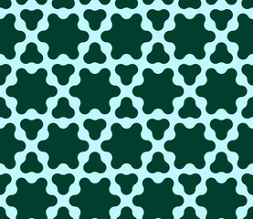 Seamless abstract pattern. Endless ornament. Vector illustration. Cutting stencil.