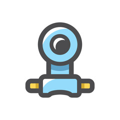 Spy Scope underwater Vector icon Cartoon illustration