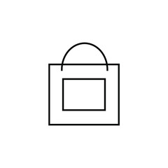 Vector Shopping Bag Icon, Logo in Ai. Popular as a shopping bag icon vector