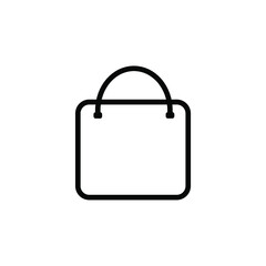 Vector Shopping Bag Icon, Logo in Ai. Popular as a shopping bag icon vector