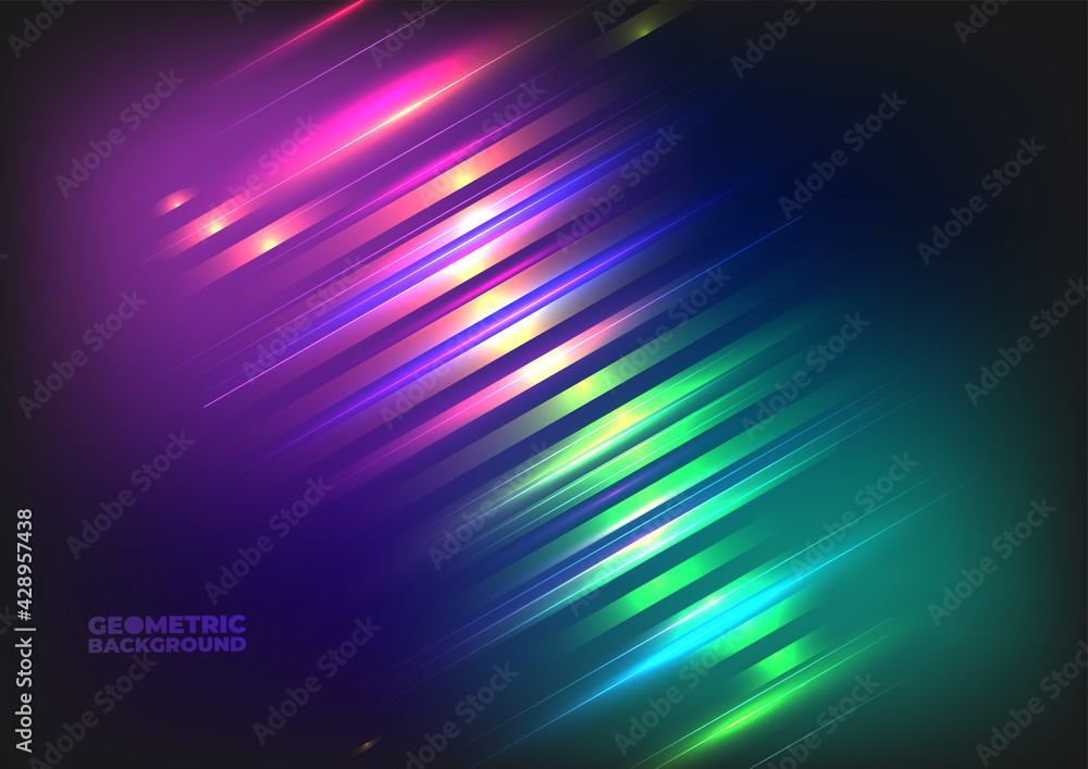 Aufkleber technology background color vector for web and design