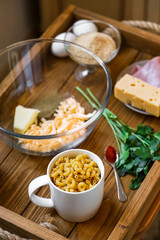 Creamy Baked Mac and Cheese with ham