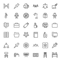 Office icon set.