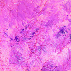 Pink and purple chaos mixed paint background. Minimal abstract creamy texture, make-up creative wallpaper concept